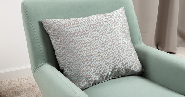 Кресло для отдыха Дакота ТК 585 велюр Vendetta 18 ментоловый, Marcello-5 1327 A1 col 19 ментоловый орнамент