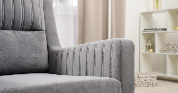 Кресло для отдыха Изабель ТК 735 велюр Романс грей cерый