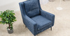 Кресло для отдыха Изабель ТК 739 велюр Романс нейви темно-синий
