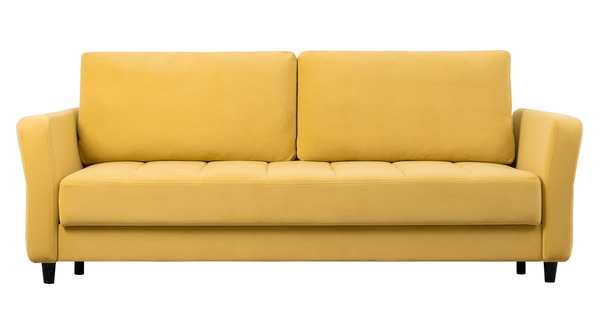 Диван-кровать прямой Невада ТД 568 велюр Vendetta 12 горчичный