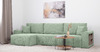 Диван-кровать угловой Оксфорд 715 композиция 2, STORM 9 мятный, модульная система, сборка на любую сторону