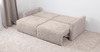 Диван-кровать прямой Оксфорд 710 композиция 3, шенилл Muza 04 светло-бежевый, модульная система
