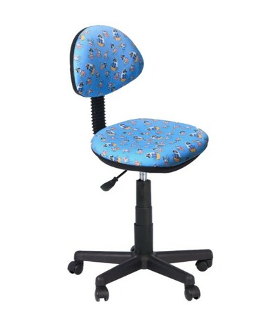 Детское кресло без подлокотников Логика обивка ткань саржа Т56 пираты, крестовина пластик, без качания