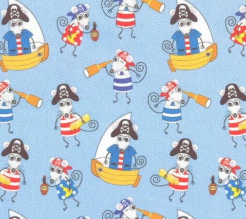 Детское кресло без подлокотников Логика обивка ткань саржа Т56 пираты, крестовина пластик, без качания