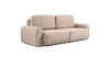 Диван-кровать прямой Тэдди 1502 композиция 1, букле Pique 006 бежевый, модульная система