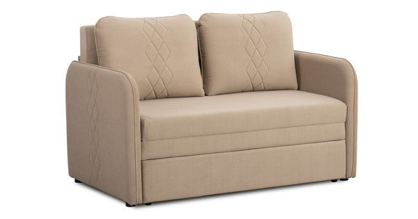 Диван-кровать прямой Юта (120) ТД 521 велюр Вивальди 21 латте